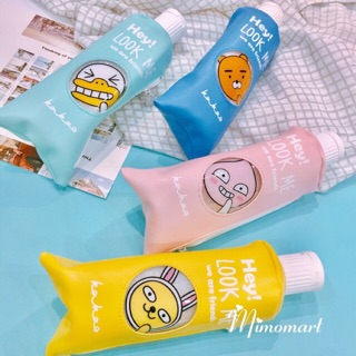 Hộp bút bóp viết kakao friends (đầu bút kèm gọt bút chì)