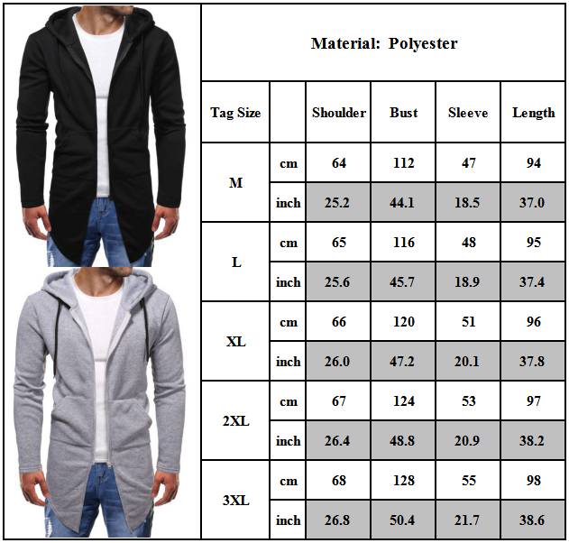Áo Khoác Hoodie Tay Dài Phối Khóa Kéo Thời Trang Thu Đông Cho Nam | BigBuy360 - bigbuy360.vn