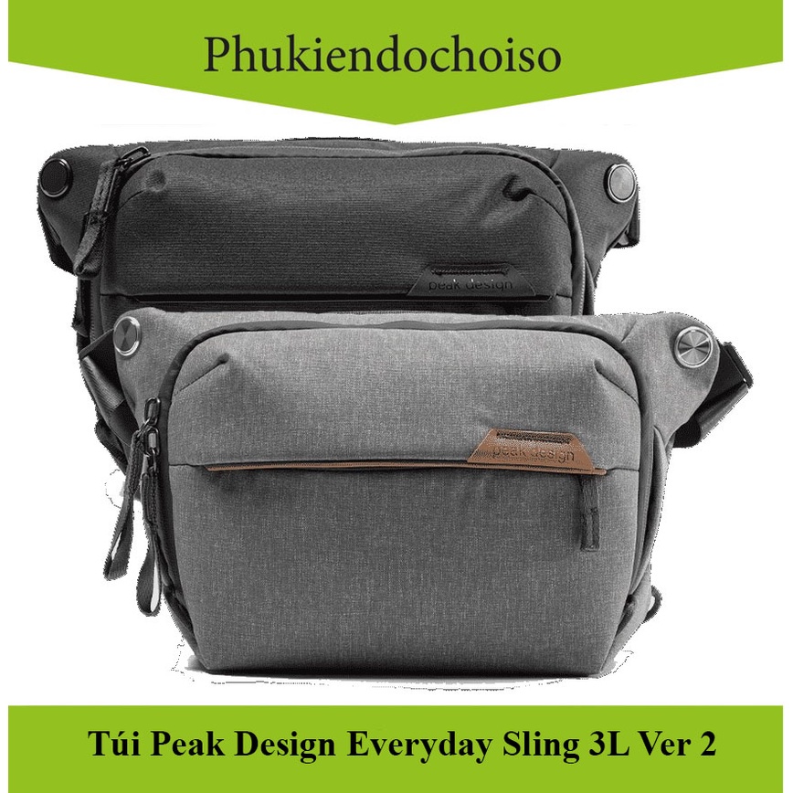 Túi máy ảnh Peak Design Everyday Sling 3L Ver 2, Hàng chính hãng