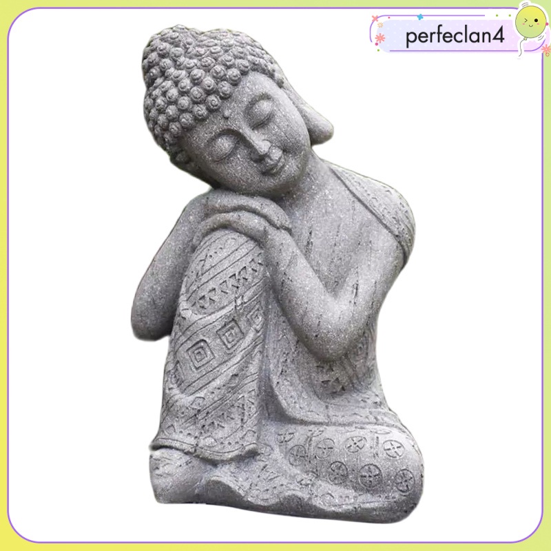 Mô Hình Tượng Phật Bằng Nhựa Resin Để Bàn Trang Trí Sân Vườn 4