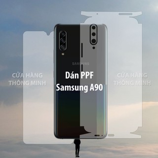 Tấm dán Samsung A90 dán PPF mặt trước, dán mặt sau, dán màn hình, dán mặt lưng Full viền chuẩn