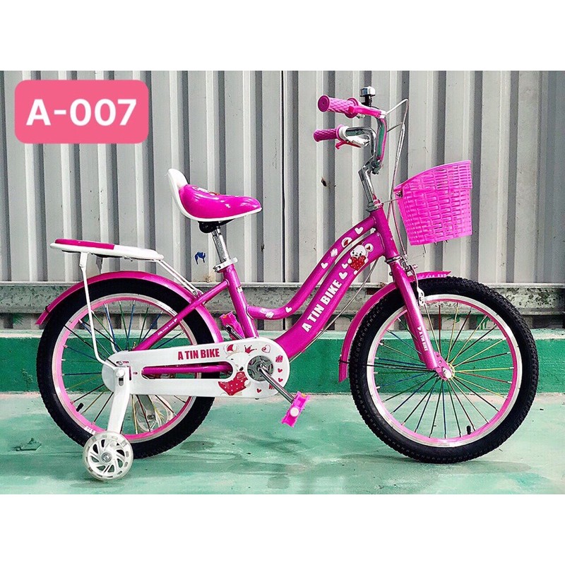 XE ĐẠP TRẺ EM 16 inch cho bé 4-7 tuổi hình bạch tuyết hàng nhập khẩu