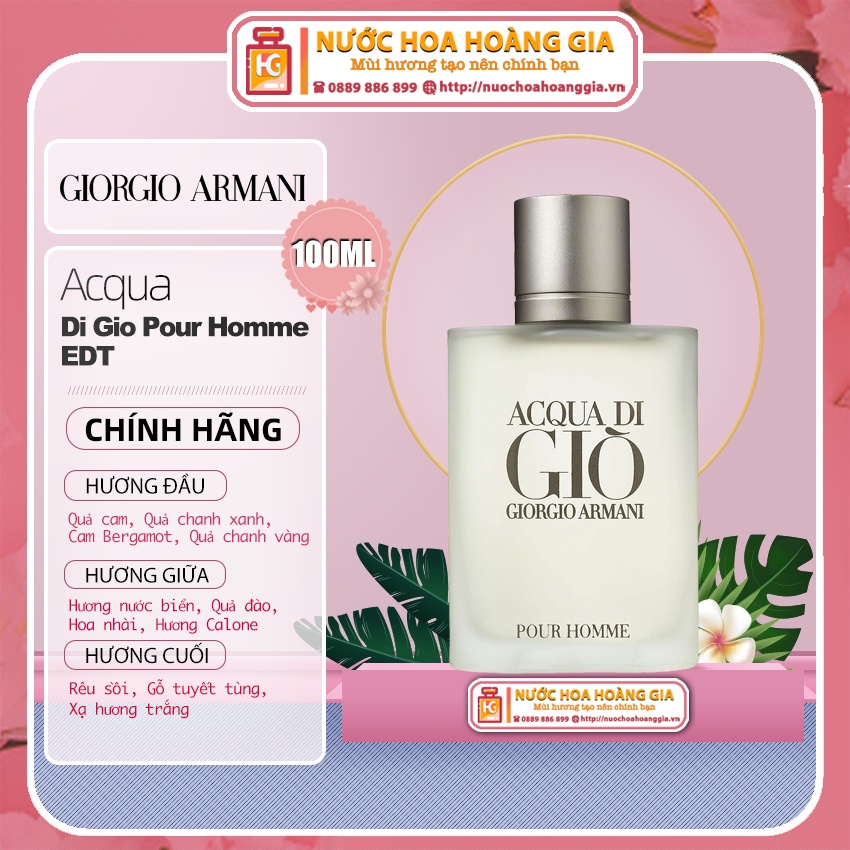 Nước hoa nam Giorgio Armani Acqua Di Gio Pour Homme - Chính hãng
