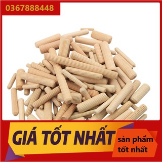 chốt gỗ mộc kích thước 6-8-10mm - 10 cái