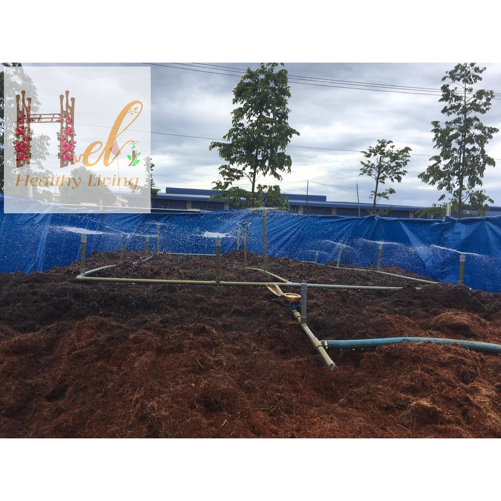 Xơ dừa nén mùn dừa nén 4.8-5.2kg nở 5 lần trộn đất sạch + phân bón làm giá thể hữu cơ trồng rau sạch, hoa hồng, cây cảnh