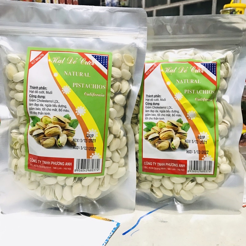 HẠT DẺ CƯỜI PISTACHIOS CALIFORNIA 300G