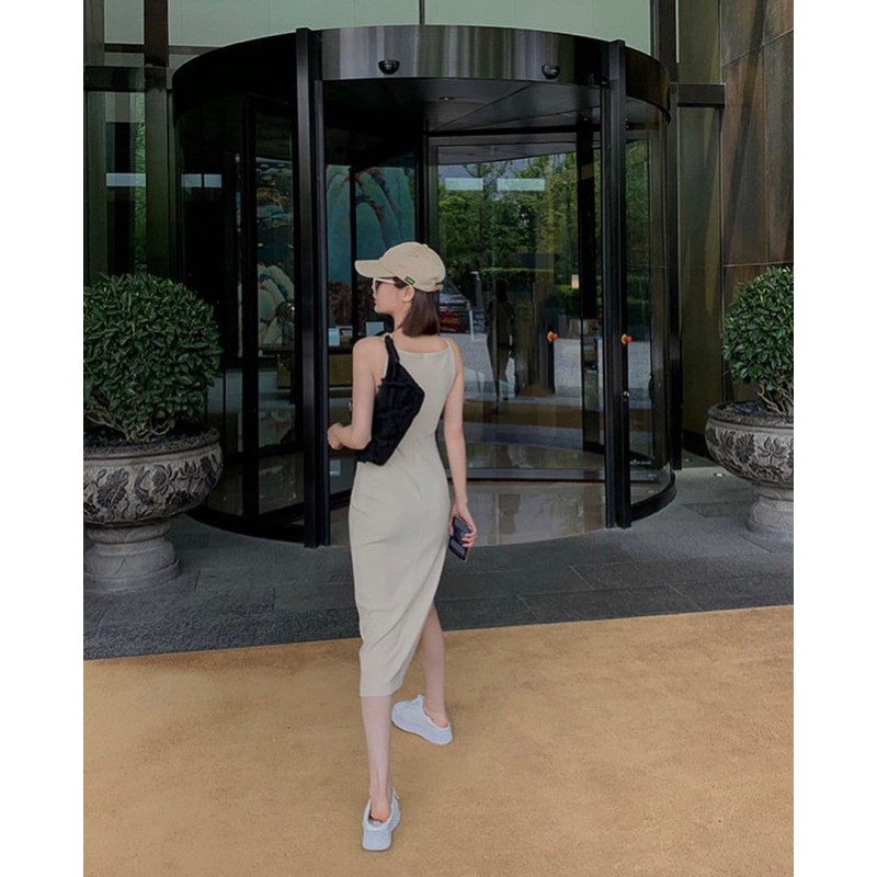 [FREESHIP - HÀNG LOẠI 1] VÁY 2 DÂY CỔ YẾM BODY XẺ KHOÁ SAU | BigBuy360 - bigbuy360.vn