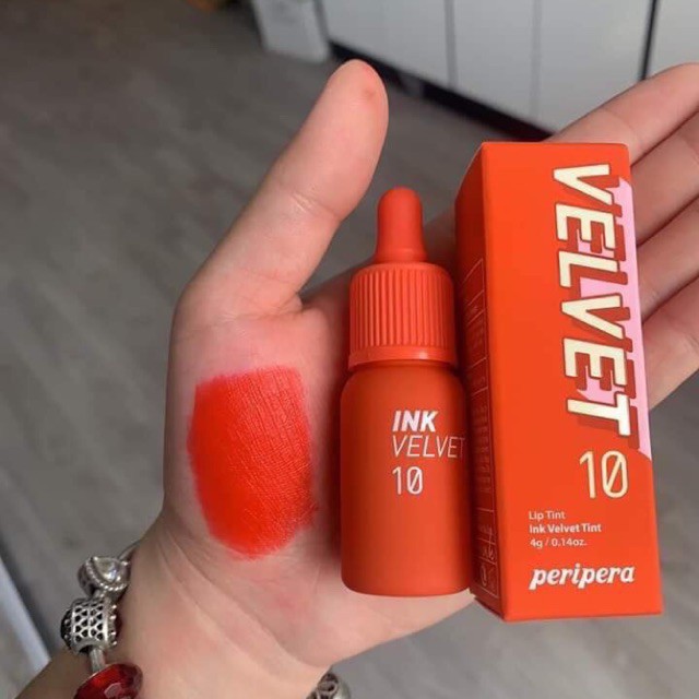 Son kem lì peripera ink velvet màu 10