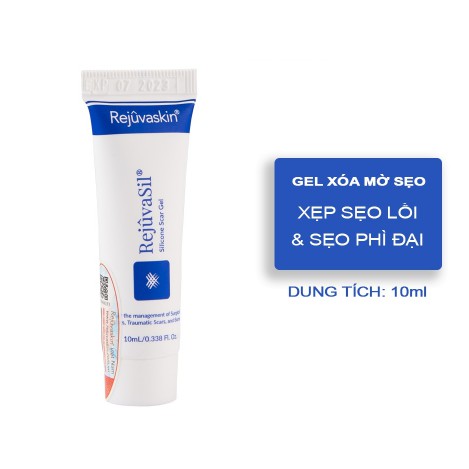 Bộ sản phẩm Gel ngăn ngừa sẹo và làm xẹp sẹo lồi/ sẹo phì đại REJUVASKIN Rejuvasil 10ml, 15ml, 30ml | BigBuy360 - bigbuy360.vn