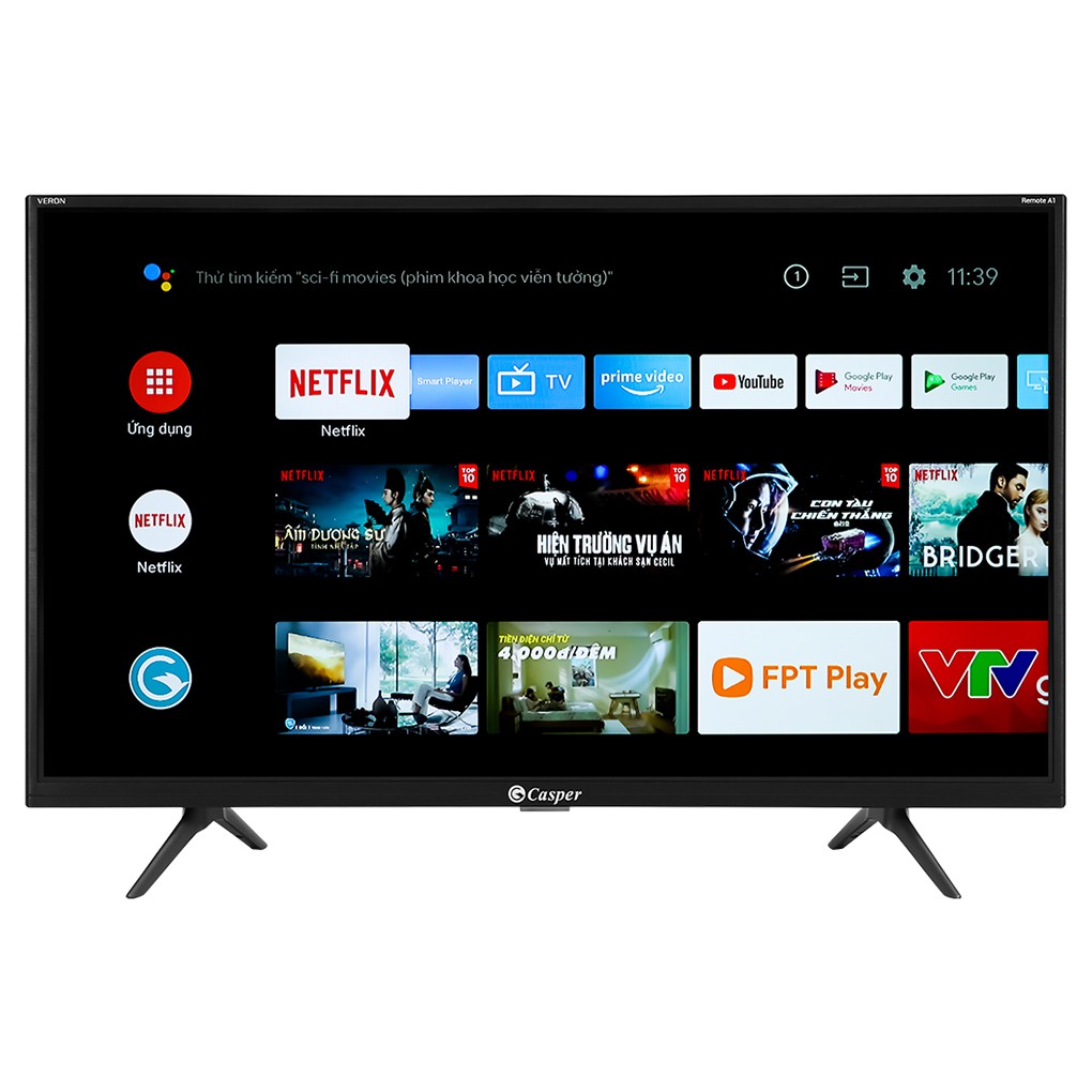 Android Giọng Nói Tivi Casper 32 inch 32HG5200 Mới 2021 Bán Chạy