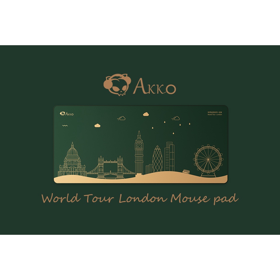 [Mã ELHAMS5 giảm 6% đơn 300K] Bàn di AKKO World Tour London XXL