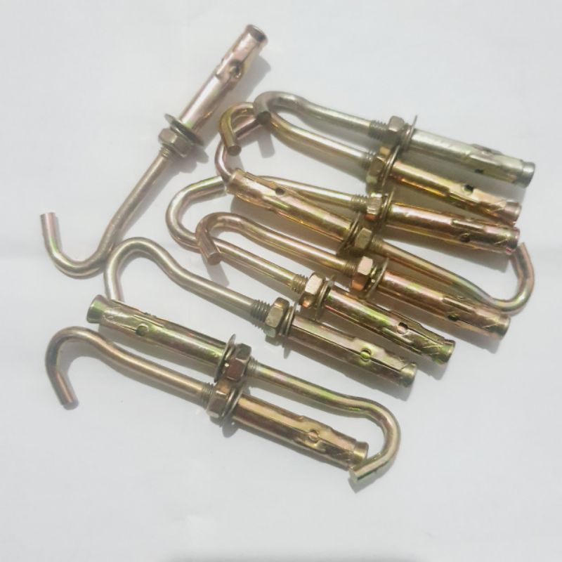 Combo nở sắt móc phi 6 treo cây cảnh treo đồ siêu bền siêu chắc siêu chịu lực