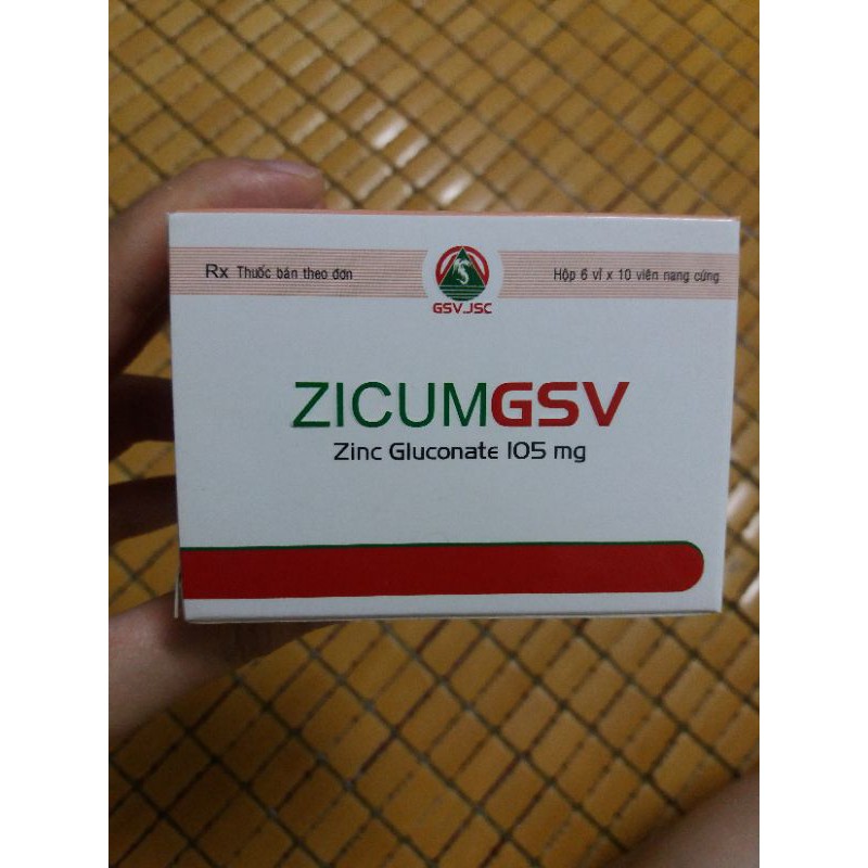 Viên uống bổ sung kẽm Zicum | Thế Giới Skin Care