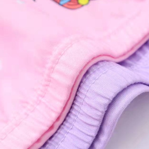 Quần Lót Boxer Vải Cotton In Hoạt Hình Xinh Xắn Dành Cho Bé Gái Bốn Màu Lựa Chọn