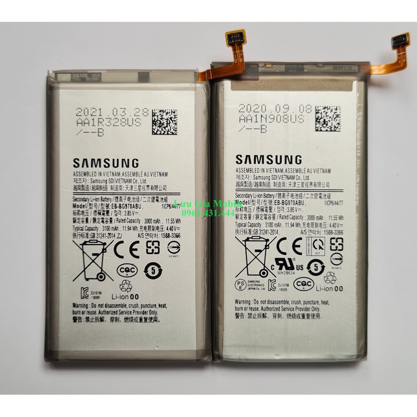 Pin Samsung Galaxy S10E zin công ty HÀNG NHẬP KHẨU