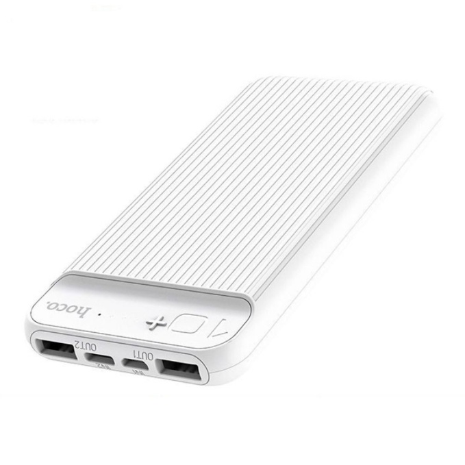 Pin Sạc Dự Phòng Hoco New Joy J52-10.000 mAh -Pin Li-polymer Sạc nhanh cho iphone /Android/2 CỔNG USB