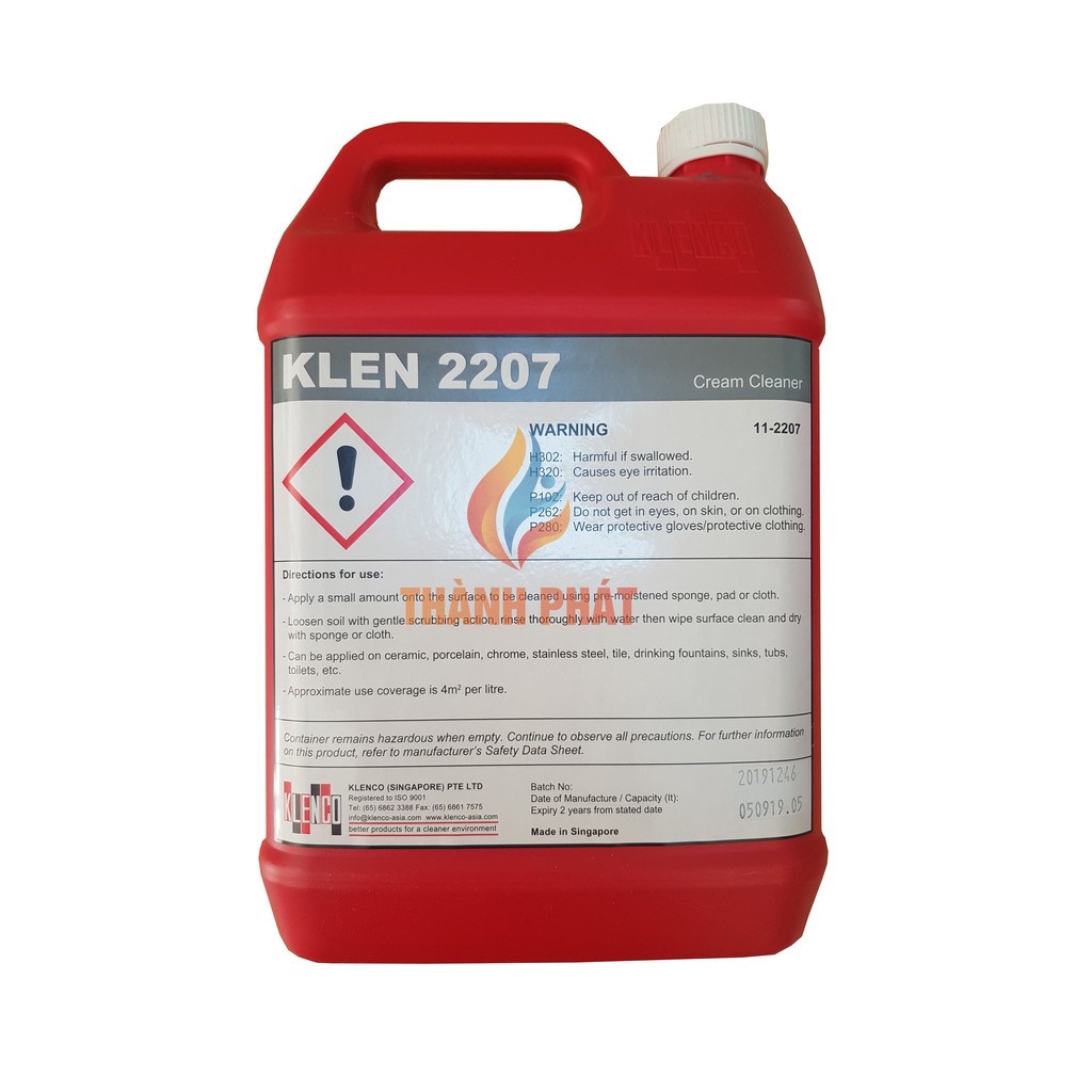 Hóa chất làm sạch bề mặt kim loại inox Klen 2207