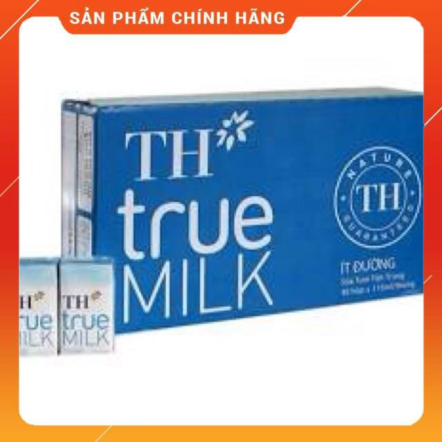 [Mã MEIHY1 Hoàn 8% đơn 199k] Thùng 48 hộp sữa tươi TH True Milk ít đường/có đường/dâu 110ml