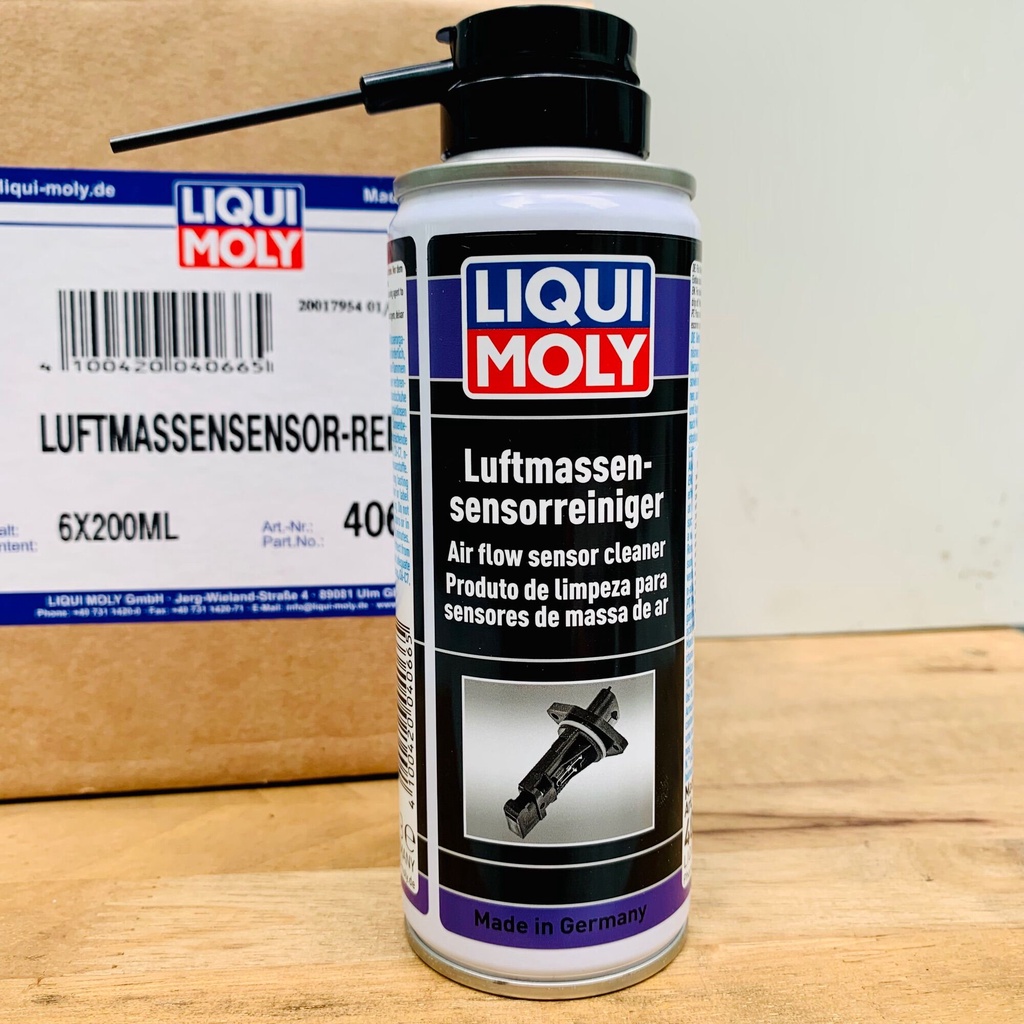 Chai xịt vệ sinh cảm biến Oxy, cảm biến gió Liqui Moly Air Flow Sensor Cleaner 4066 200ml