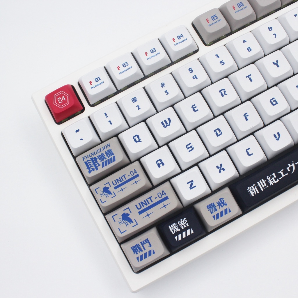 EVA-04 Keycaps XDA Hồ sơ EVANGELION Chủ đề Anime PBT DYE SUB Bàn phím cơ Keycaps