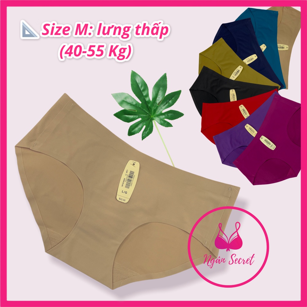 Combo quần lót nữ su không đường may, mềm mịn, thoáng mát