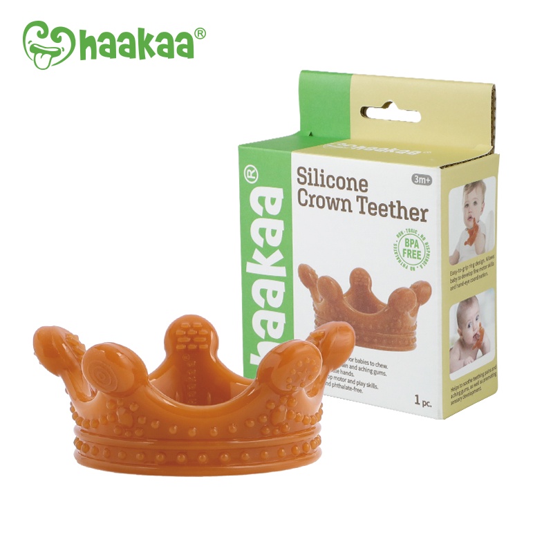 Gặm nướu cho bé silicone hình vương miện HaaKaa NewZealand [Chính hãng]