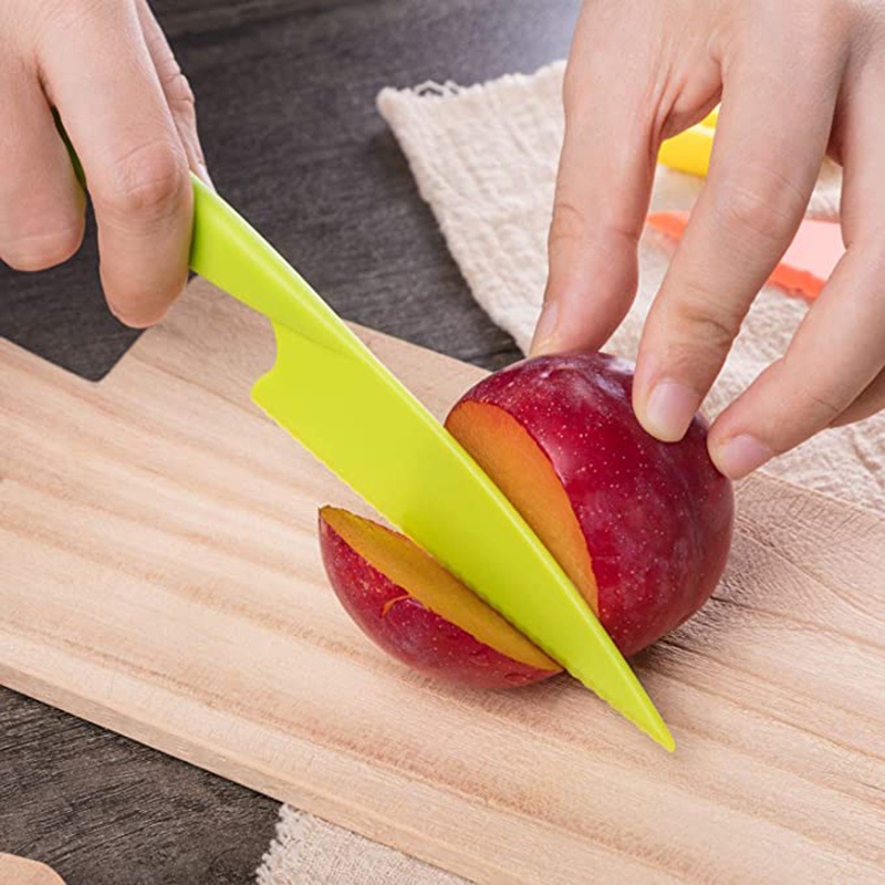 Bộ Dao Làm Bếp Bằng Nhựa An Toàn Cho Trẻ Em