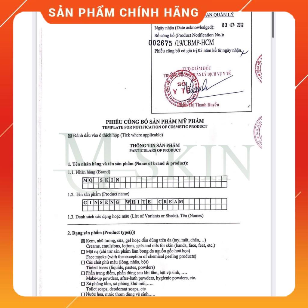 MQ SKIN Ginseng Whitenning Face Cream 30g - Kem dưỡng trắng và tái tạo da | BigBuy360 - bigbuy360.vn