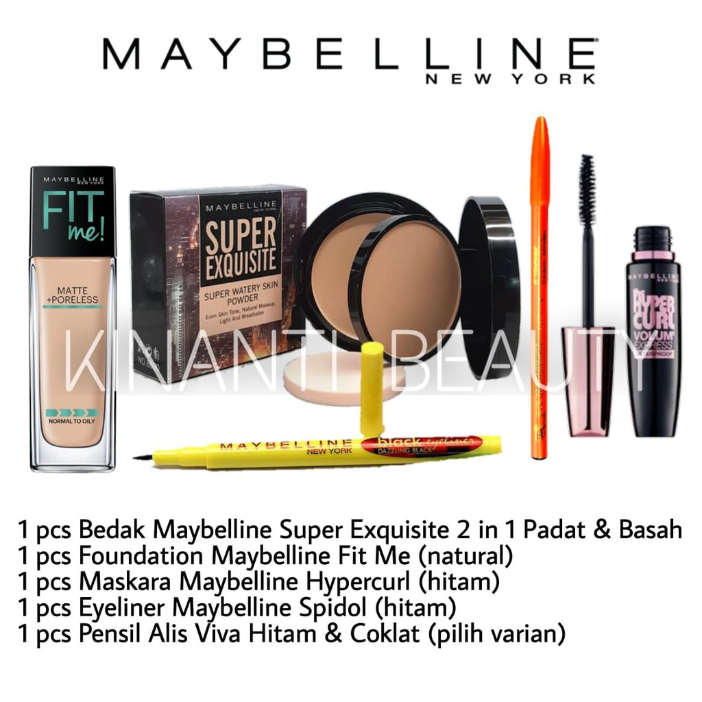 (Hàng Mới Về) Hộp Phấn Mắt Maybelline 5 Trong 1 Cho Nữ