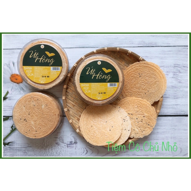 Bánh kẹp dừa nướng Út Hồng-đặc sản Trảng Bàng-Tây Ninh