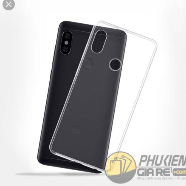 Ốp lưng dẻo Xiaomi Redmi Note 5/ Note 5 Pro Silicon Mỏng Trong suốt