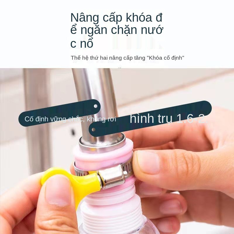 Máy lọc nước đầu vòi thế hệ thứ năm chống bắn tung tóe vòi sen vòi mở rộng có thể xoay vòi lọc vòi phun