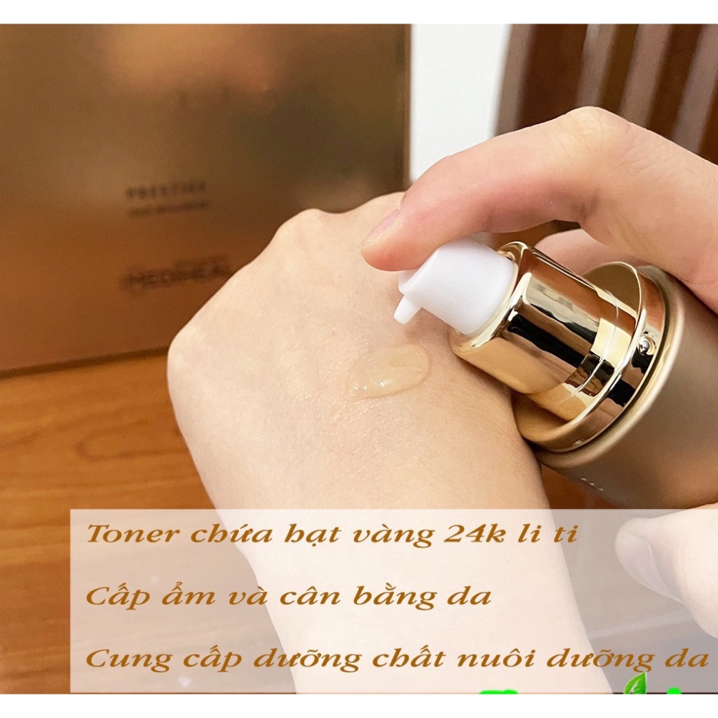 Set Dưỡng Da Mediheal  3 Món Toner Sữa Dưỡng Kem Trẻ Hóa Chống Lão Hóa Chuyên Sâu Mediheal Prestige Gold Skin Care