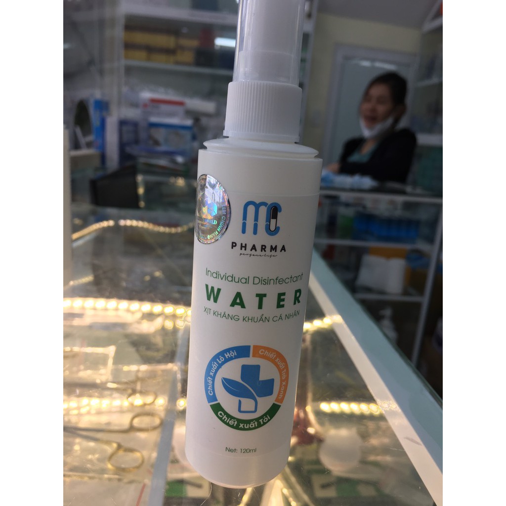 (CHÍNH HÃNG) XỊT KHÁNG KHUẨN MC PHARMA DIỆT KHUẨN NHANH, MÙI HƯƠNG DẼ CHỊU