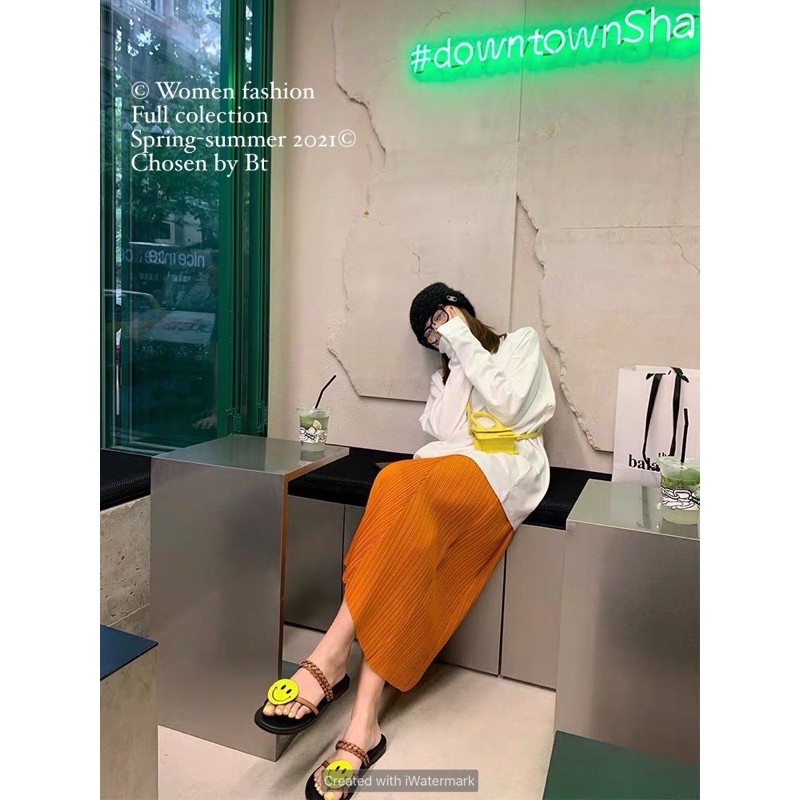 chân váy dập ly hot hit bảng 5m