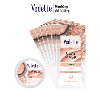 Bộ sưu tập mặt nạ Vedette Rosa - Clay Mask ROSA