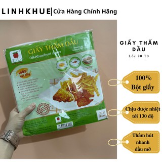 Giấy Thấm Dầu Tuyền Hưng Phú - Lốc 20 tờ - SP91 - Giấy Thấm Dầu Mỡ