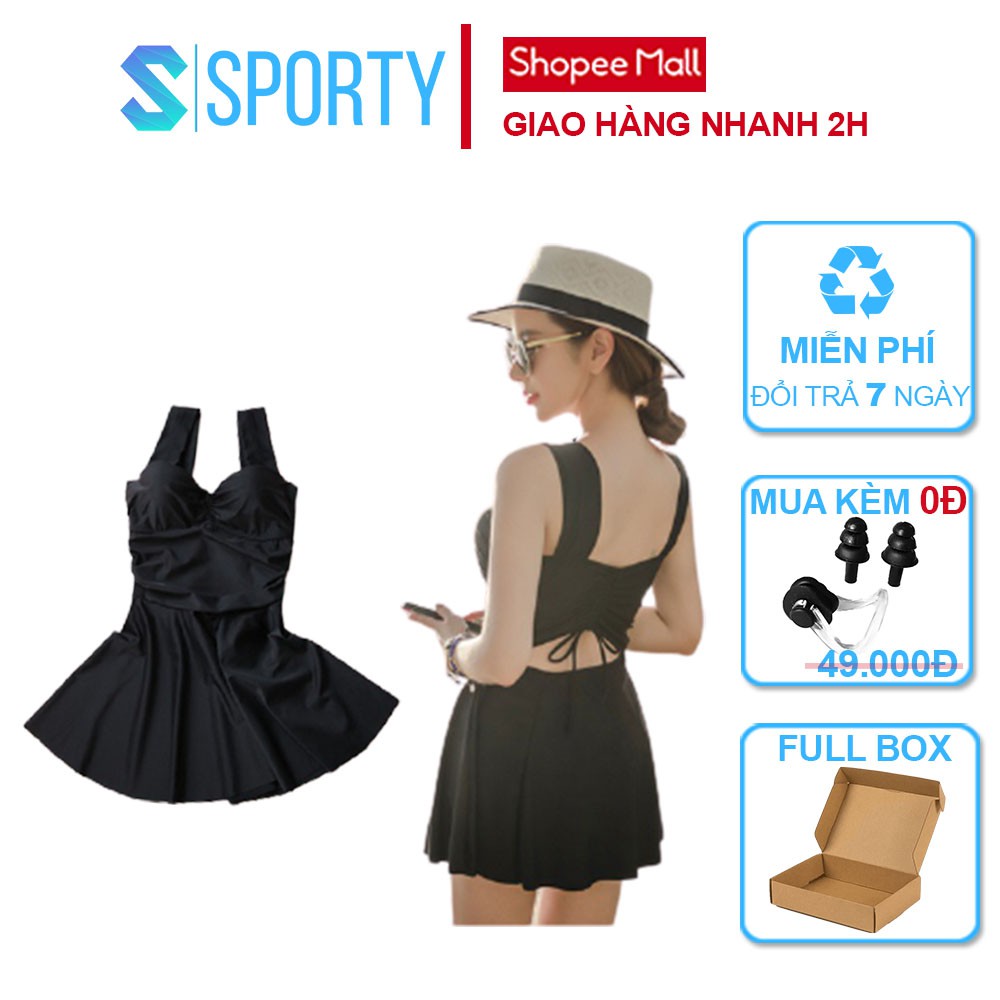 Đồ bơi nữ đi biển bikini nữ dáng váy xèo dễ thương trong bộ sưu tập áo tắm SPORTY SW917