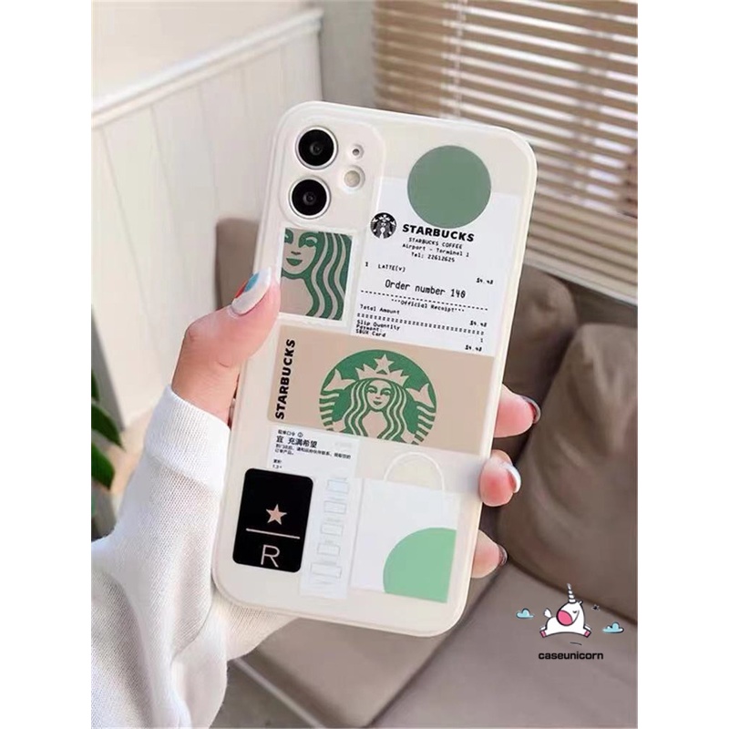 Ốp Lưng Phối Hình Starbucks Thời Trang Cho iPhone 12 11 8 7 6 6s Plus X XR XS Max 11Pro 12 13 Pro Max SE 2020