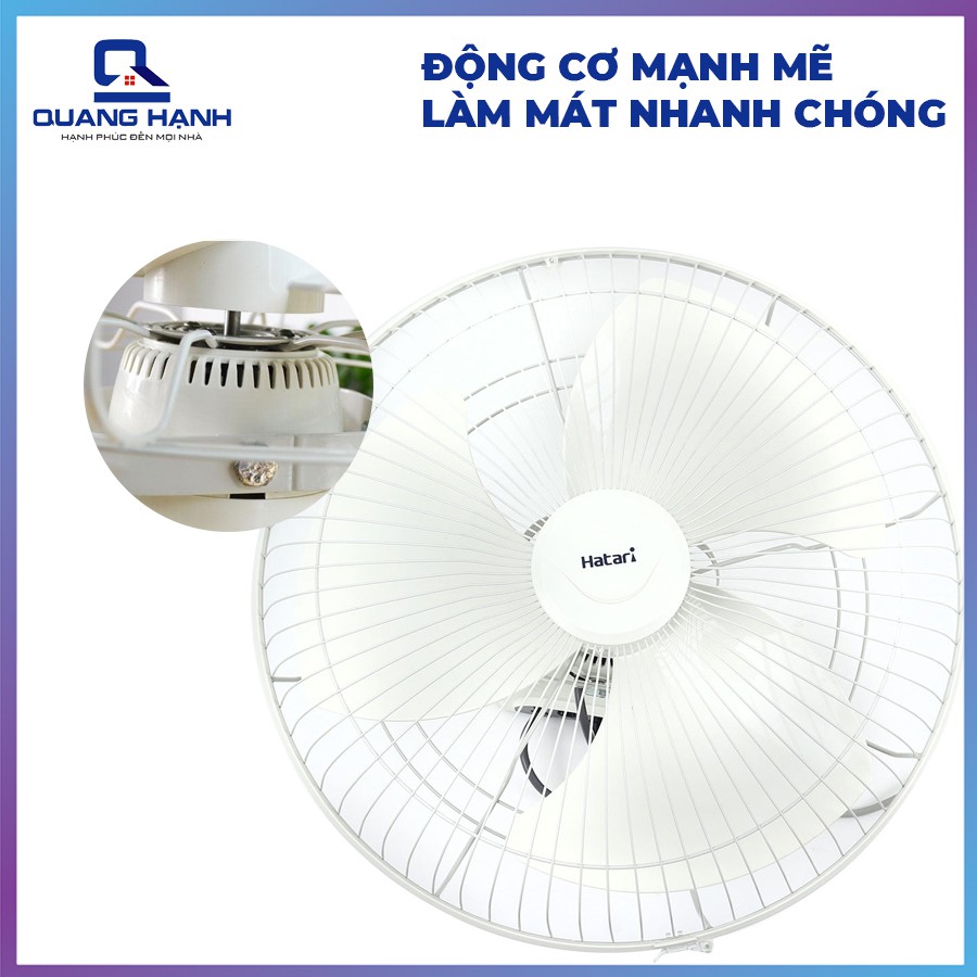 Quạt đảo trần Hatari Thái Lan HT-C18R1 HT-C18R1 Bảo hành 12 tháng