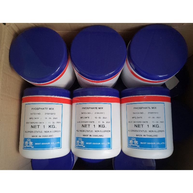 PHỤ GIA LÀM CHẢ LỤA PHOSPHATE MIX THÁI LAN HỘP 1KG