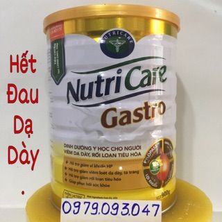 Sữa NutriCare Gastro - 900g ( dd. Y học cho người bị viêm dạ dày và rối loạn tiêu hoá) date: 05/2025
