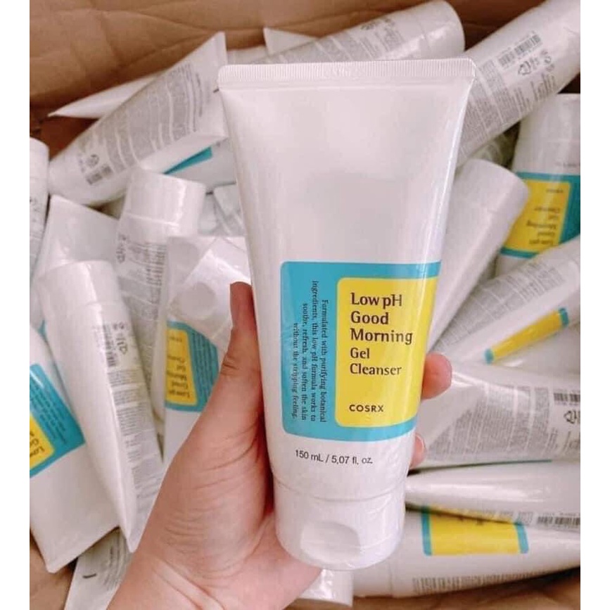 Sữa Rửa Mặt Cosrx Low PH Good Morning Gel Cleanser, Ngăn Ngừa Mụn Hiệu Qủa - 150ml [ Auth - HÀN QUỐC ]