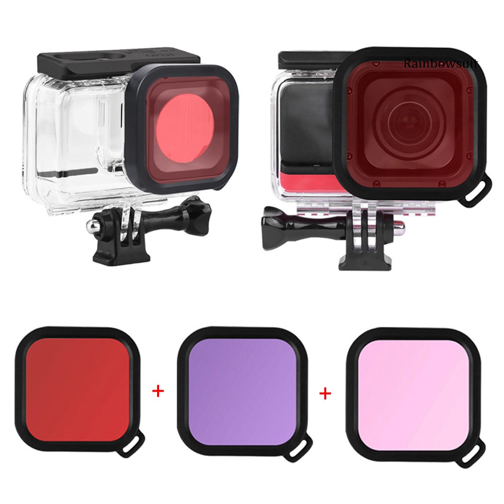 Set 3 Kính Lọc Chống Nước Cho Camera Inta360 | BigBuy360 - bigbuy360.vn