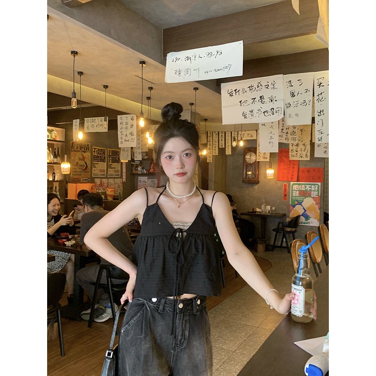 Áo Hai Dây Dáng Ôm Thời Trang Mùa Hè Phong Cách Mới Dành Cho Nữ