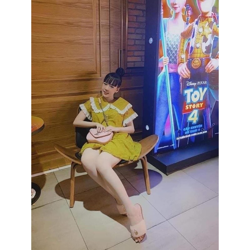 BÁN SỈ VÁY SUÔNG VÀNG ĐUÔI CÁ PHỐI REN CHO NỮ | BigBuy360 - bigbuy360.vn