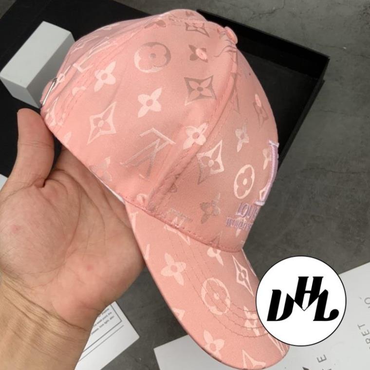 Mũ Lưỡi Trai Thêu LV Full Hồng Thời Trang Giá Rẻ Nam Nữ