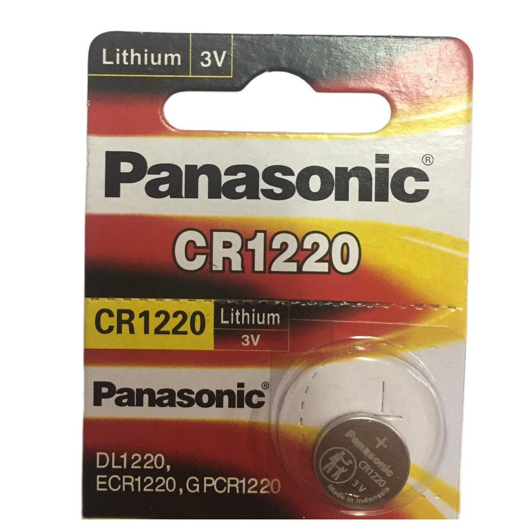 Pin CR1220 3v Lithium PANASONIC vỉ 5 viên