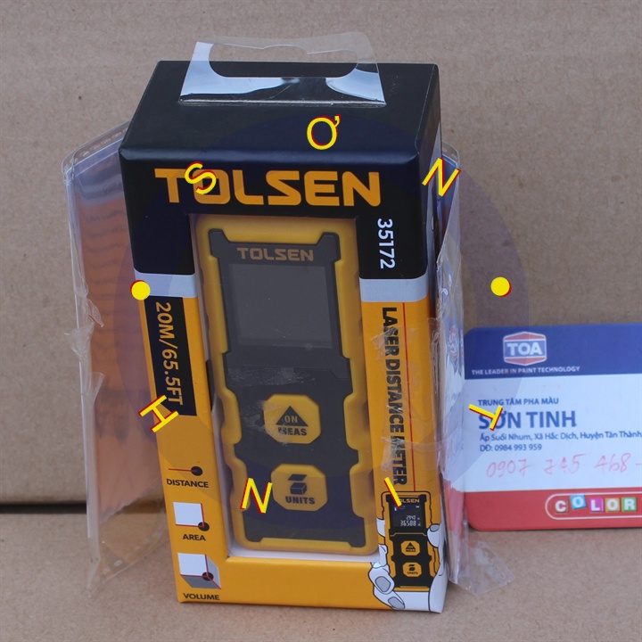 Thước đo khoảng cách 20m Tolsen Laser Distance Meter 35172