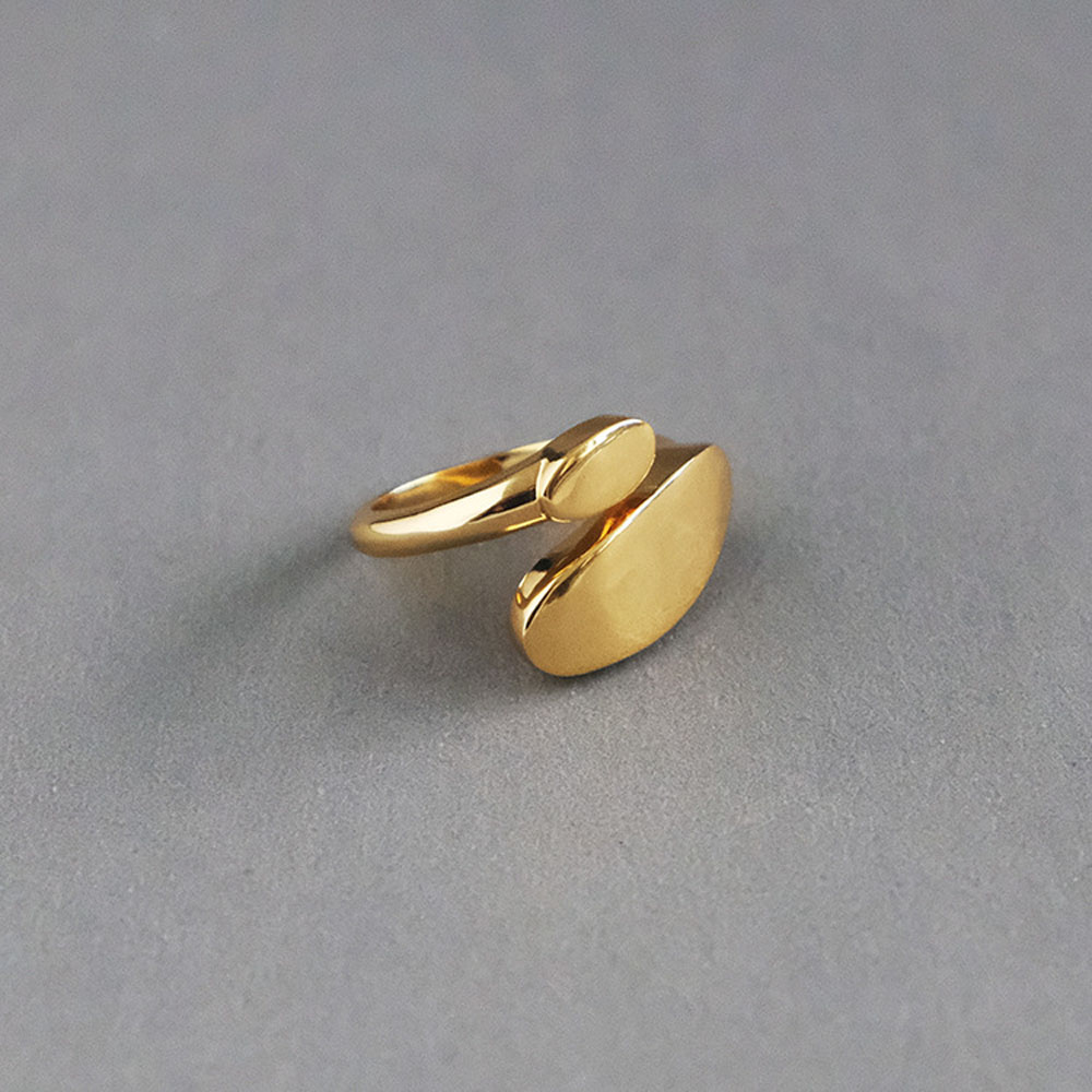 Nhẫn đeo tay kim loại tạo hình độc đáo cho nữ